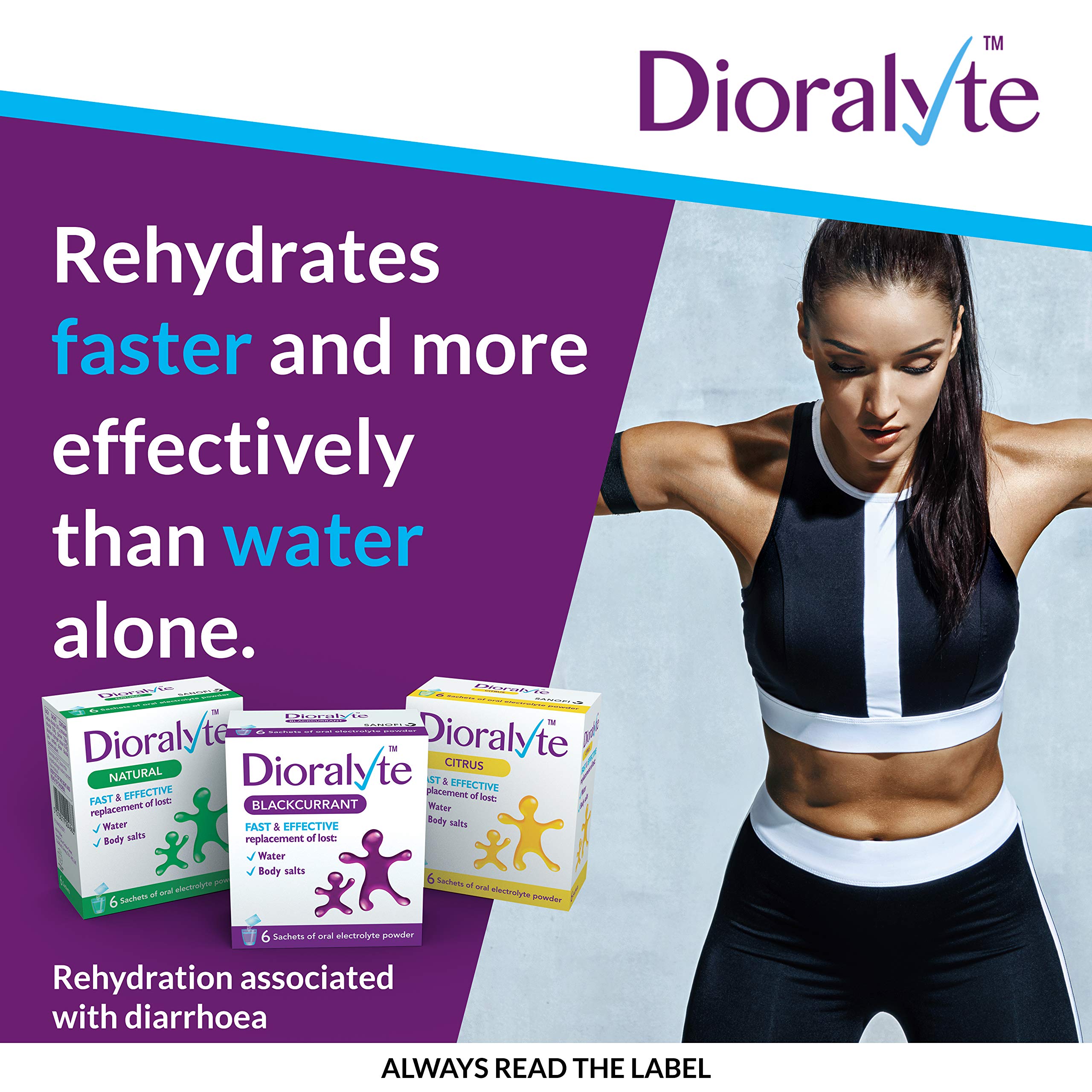 Dioralyte Citrus sachets travel kit essential for hot days.