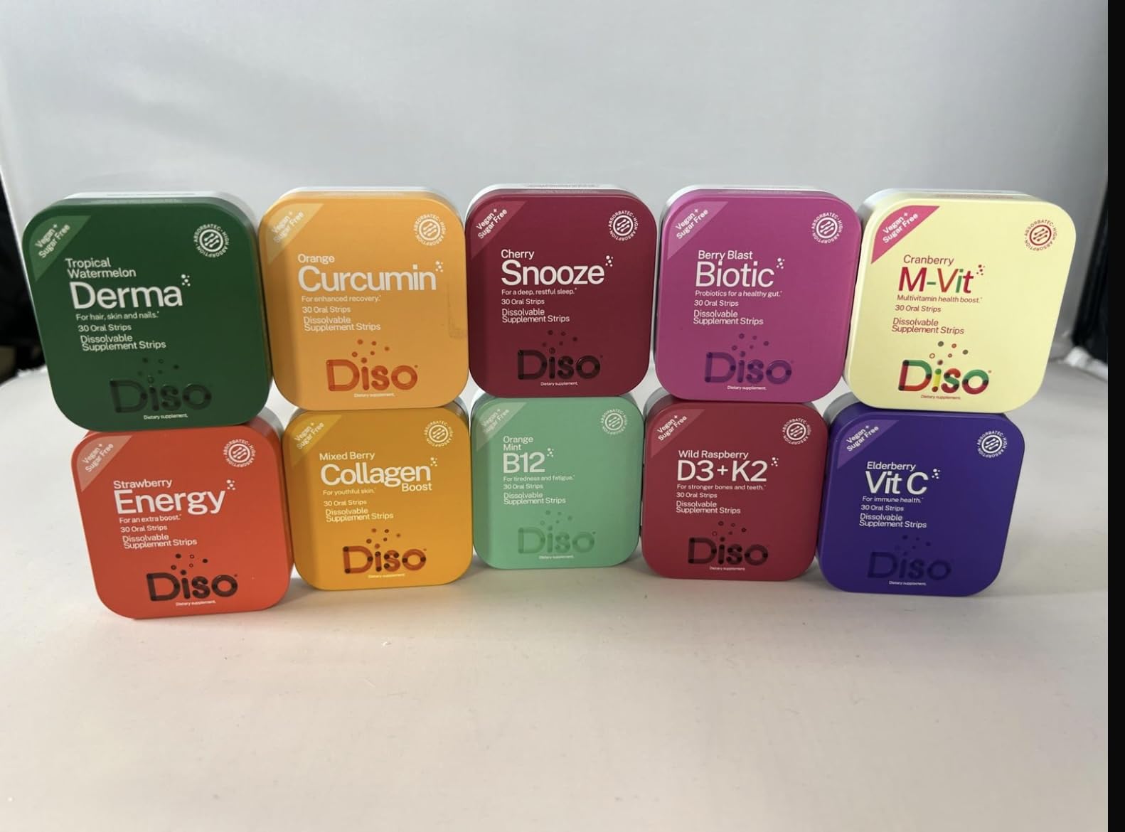 DISO B12 strip ideal for busy mornings or on-the-go routines.