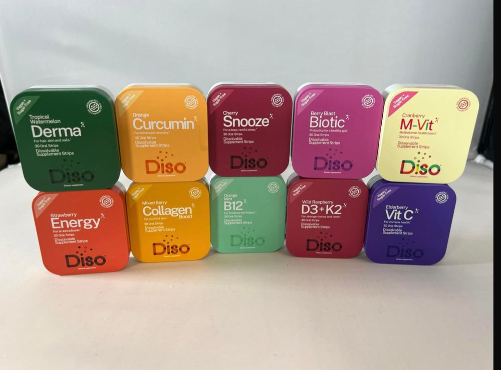 DISO B12 strip ideal for busy mornings or on-the-go routines.