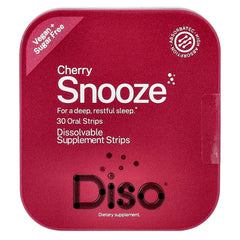 DISO Snooze strip packaging for convenient, travel-friendly sleep support.