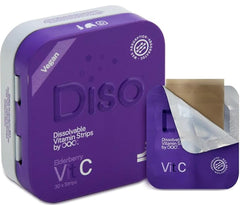 DISO Vitamin C strips elderberry packaging for convenient daily use