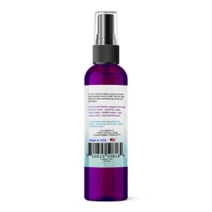Diva Stuff Pillow Mist bottle back shows natural ingredients.