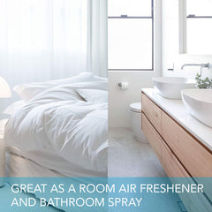 Diva Stuff Travelers Mist on pillowcase promoting clean, calm sleep