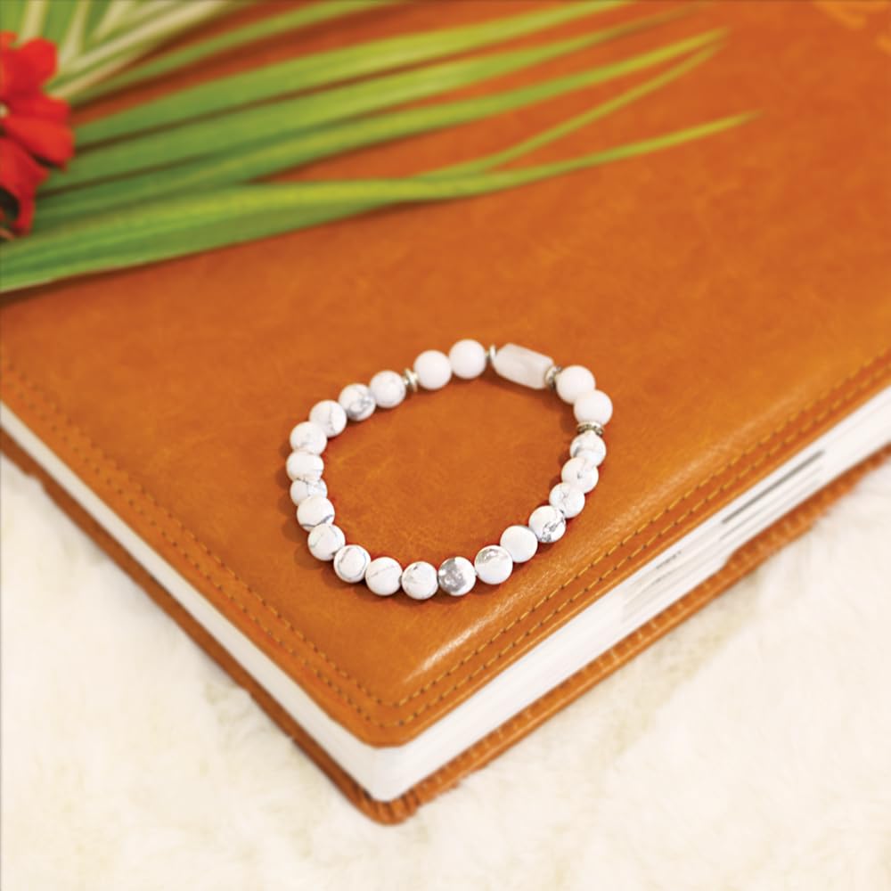 Divine Hindu Howlite bracelet gift packaging ready for gifting