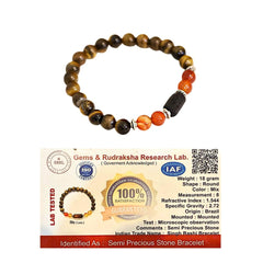 Divine Hindu Tiger Eye Bracelet Leo gift-ready design for Leo signs.