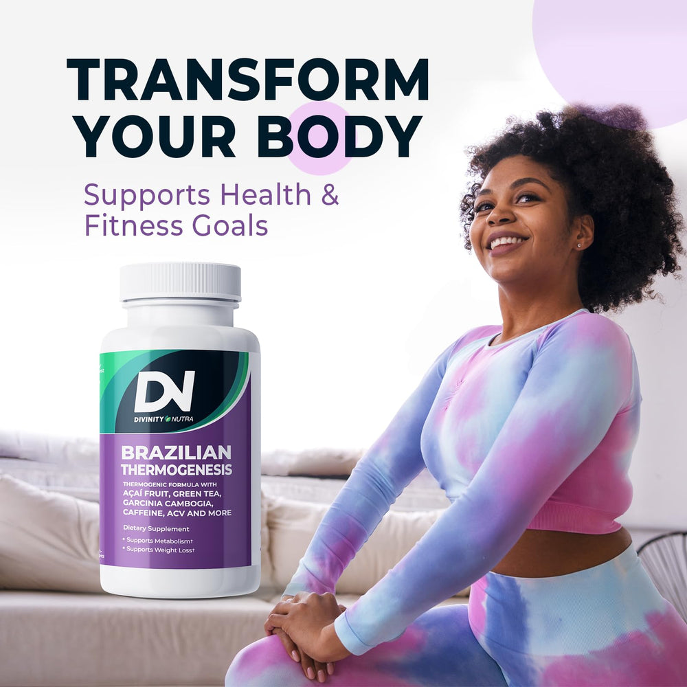 Divinity Nutra Thermogenic Brazilian Lean in hand for easy daily use.
