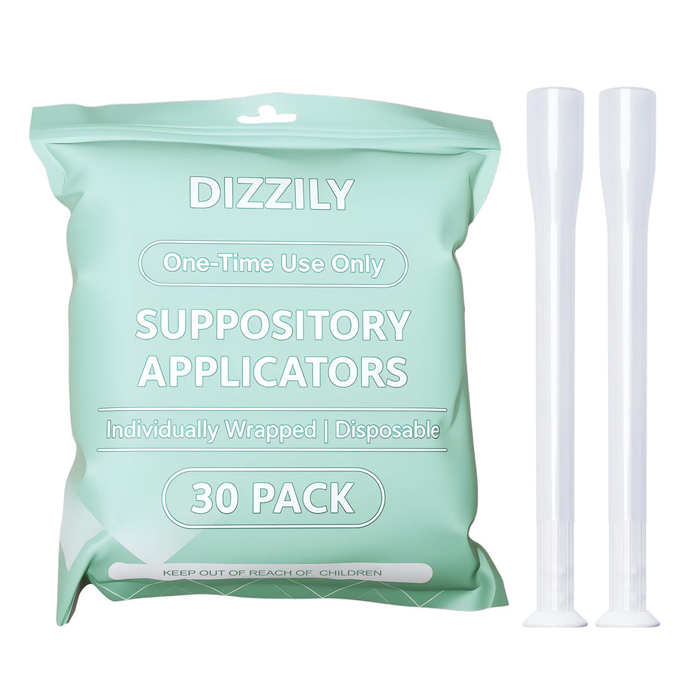 Dizzily 30-pack disposable vaginal applicators for clean, single-use protection.