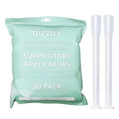 Dizzily 30-pack disposable vaginal applicators for clean, single-use protection.