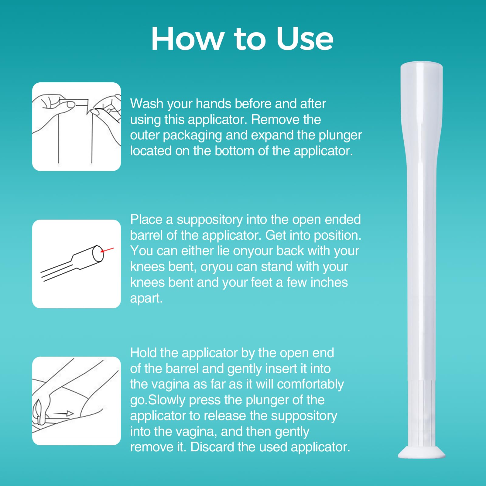 Dizzily insertion guidance supports proper posture and comfortable placement.