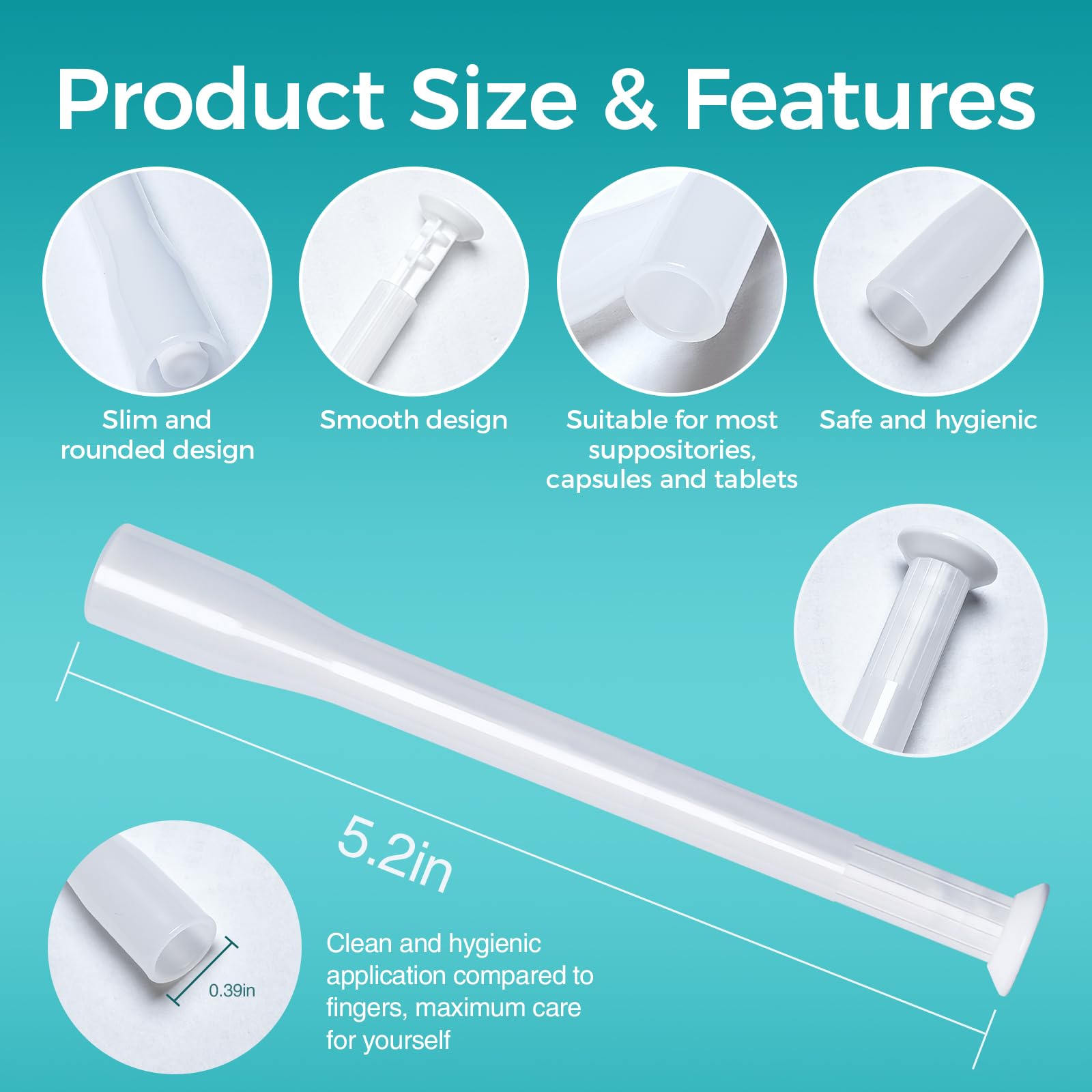 Dizzily individually wrapped applicators maintain hygiene and minimize mess.