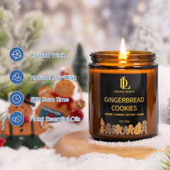 DL DREAMY DEWLA Apple & Cinnamon candle adding festive spice