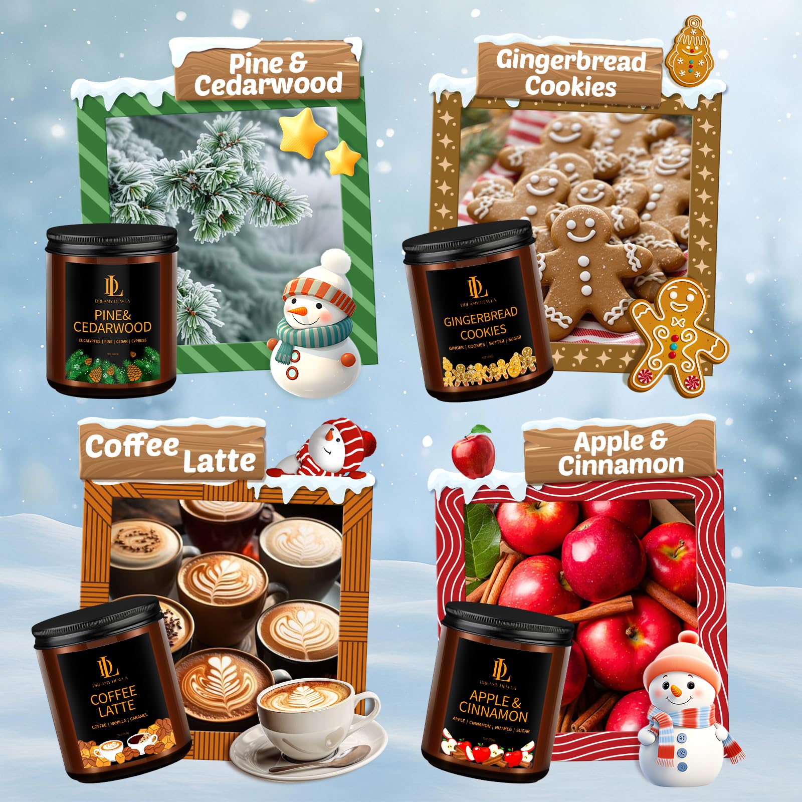 DL DREAMY DEWLA Coffee Latte candle for morning comfort