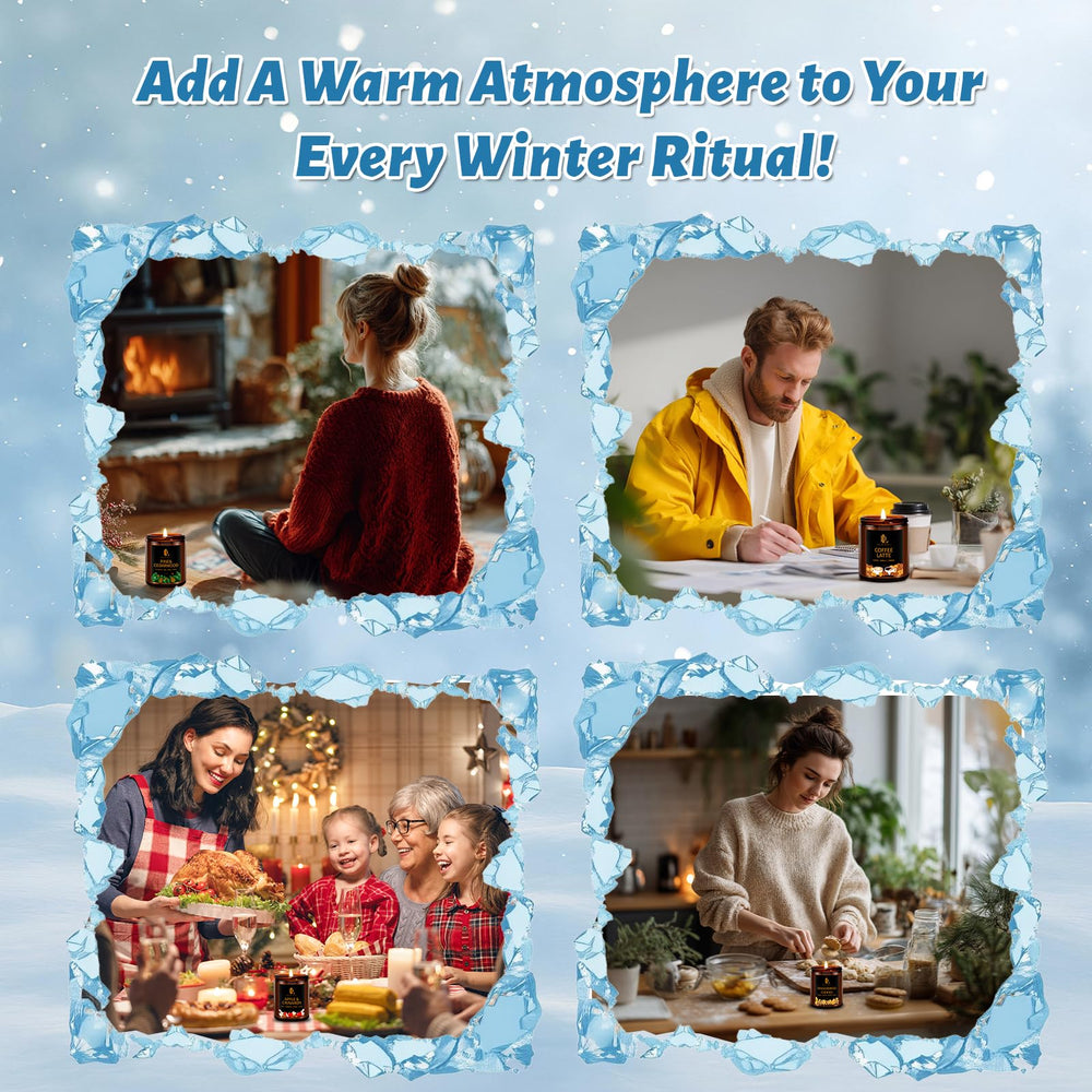 DL DREAMY DEWLA Holiday Table Decor with scented candle set