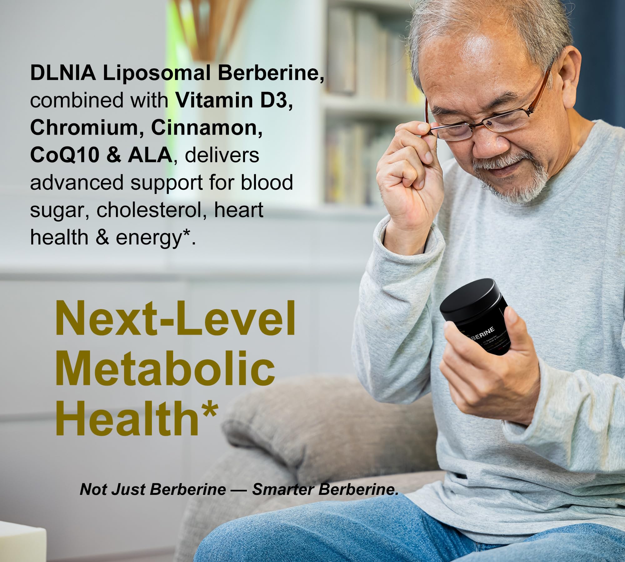 DLNIA Liposomal Berberine DHB icon highlights innovative delivery