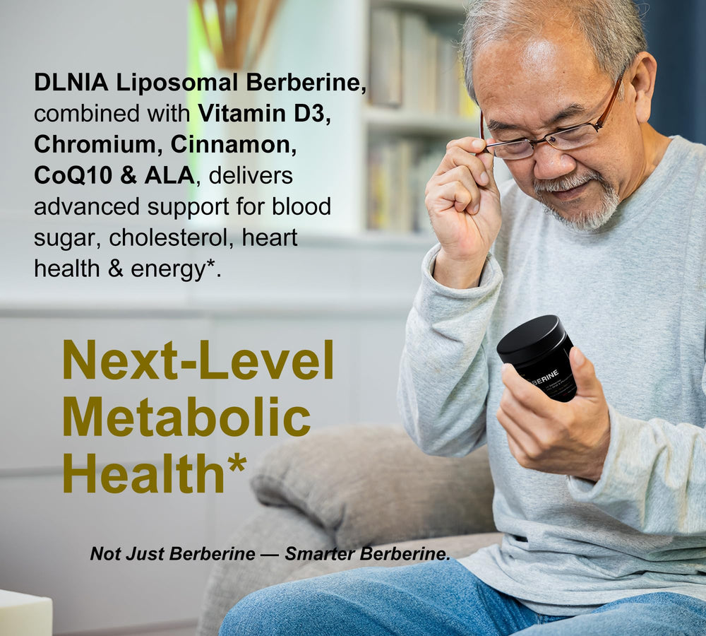 DLNIA Liposomal Berberine DHB icon highlights innovative delivery