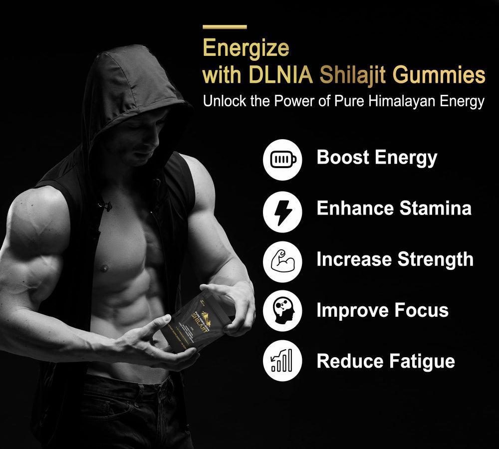 DLNIA Shilajit Gummies morning routine visual suggests energy and calm throughout the day.