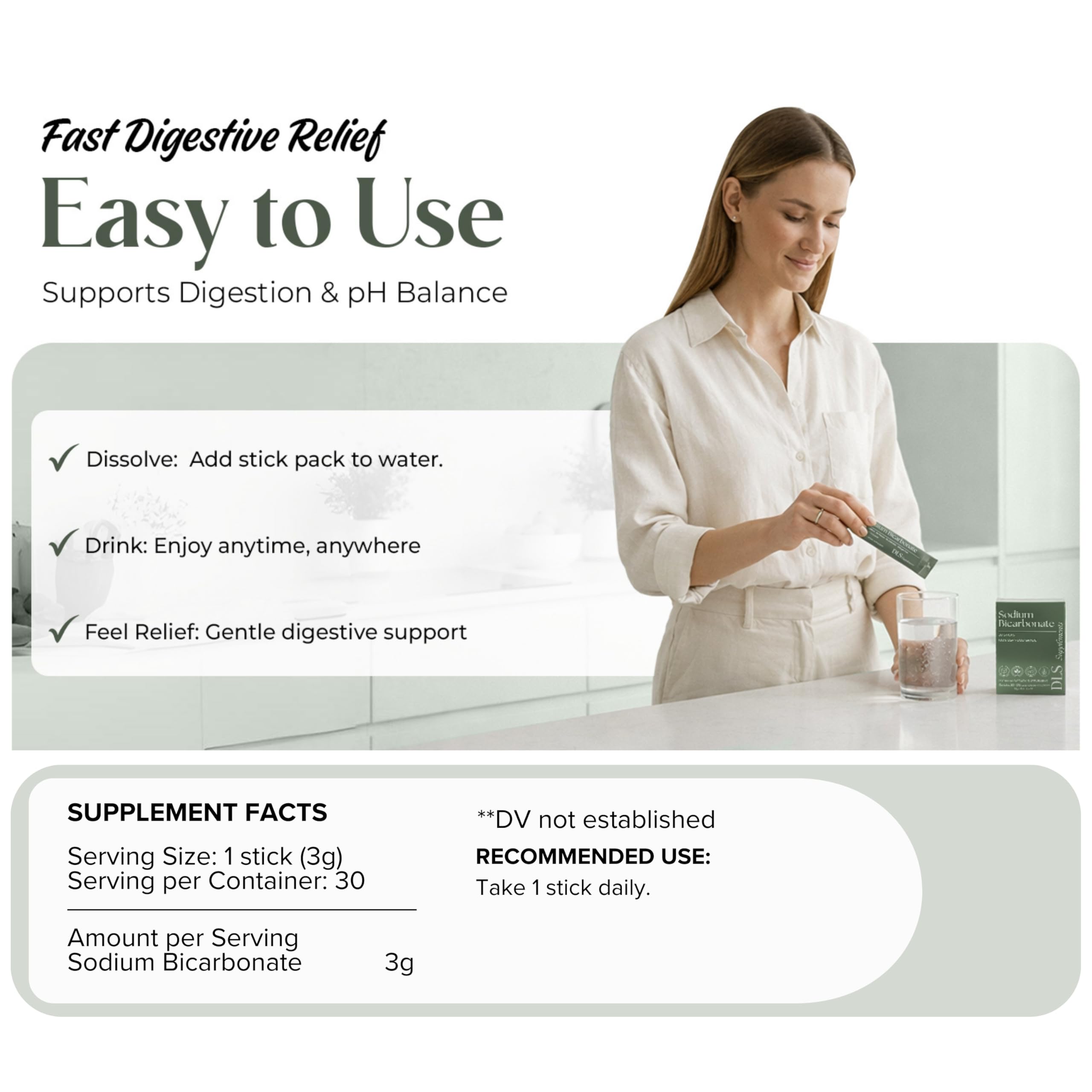 DLS compact sticks ideal for travel and workouts.