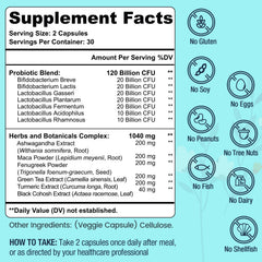Dmeisy 13-in-1 herbs blend on label highlighting key botanicals
