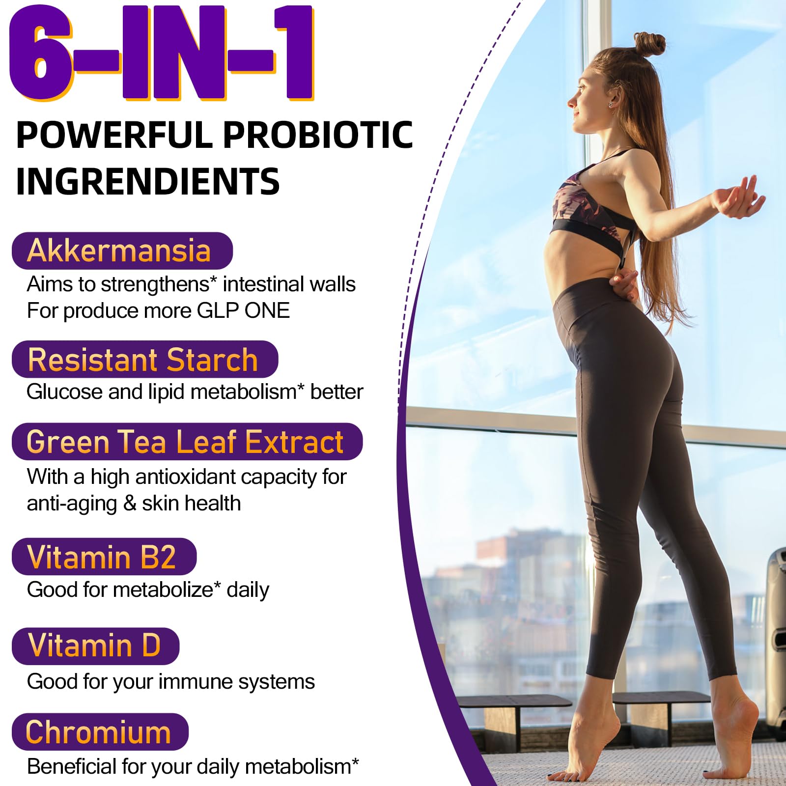 Dmeisy Akkermansia capsules for daily probiotic support