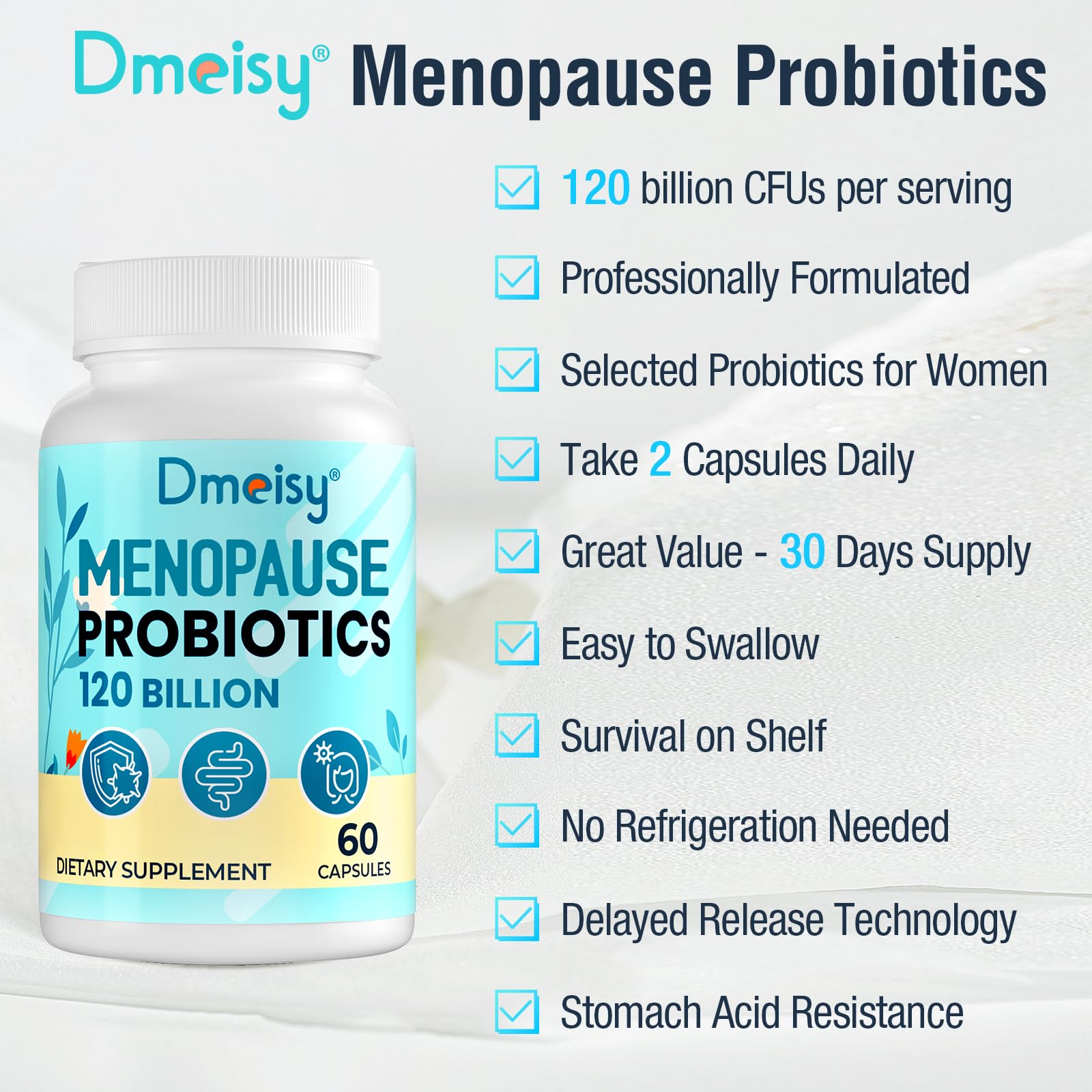 Dmeisy hot flash moment visual hints discreet menopausal comfort