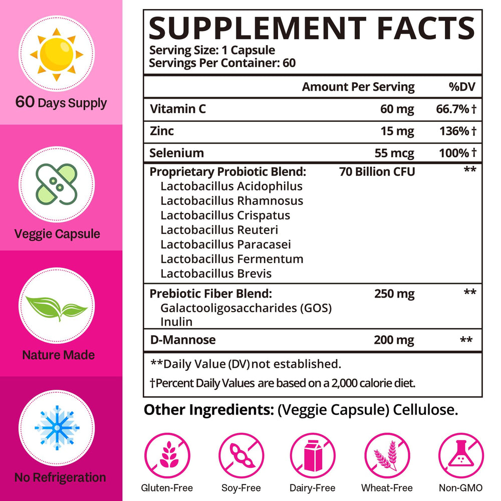 Dmeisy probiotic capsules closeup for gut and immune support