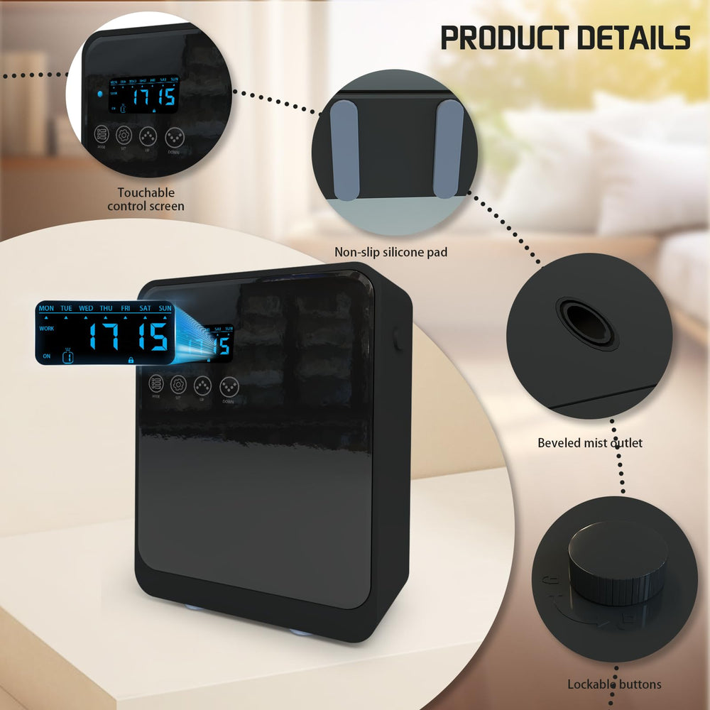 DMPWNEBL Wide-area diffusion covers larger spaces like homes, hotels, and offices.