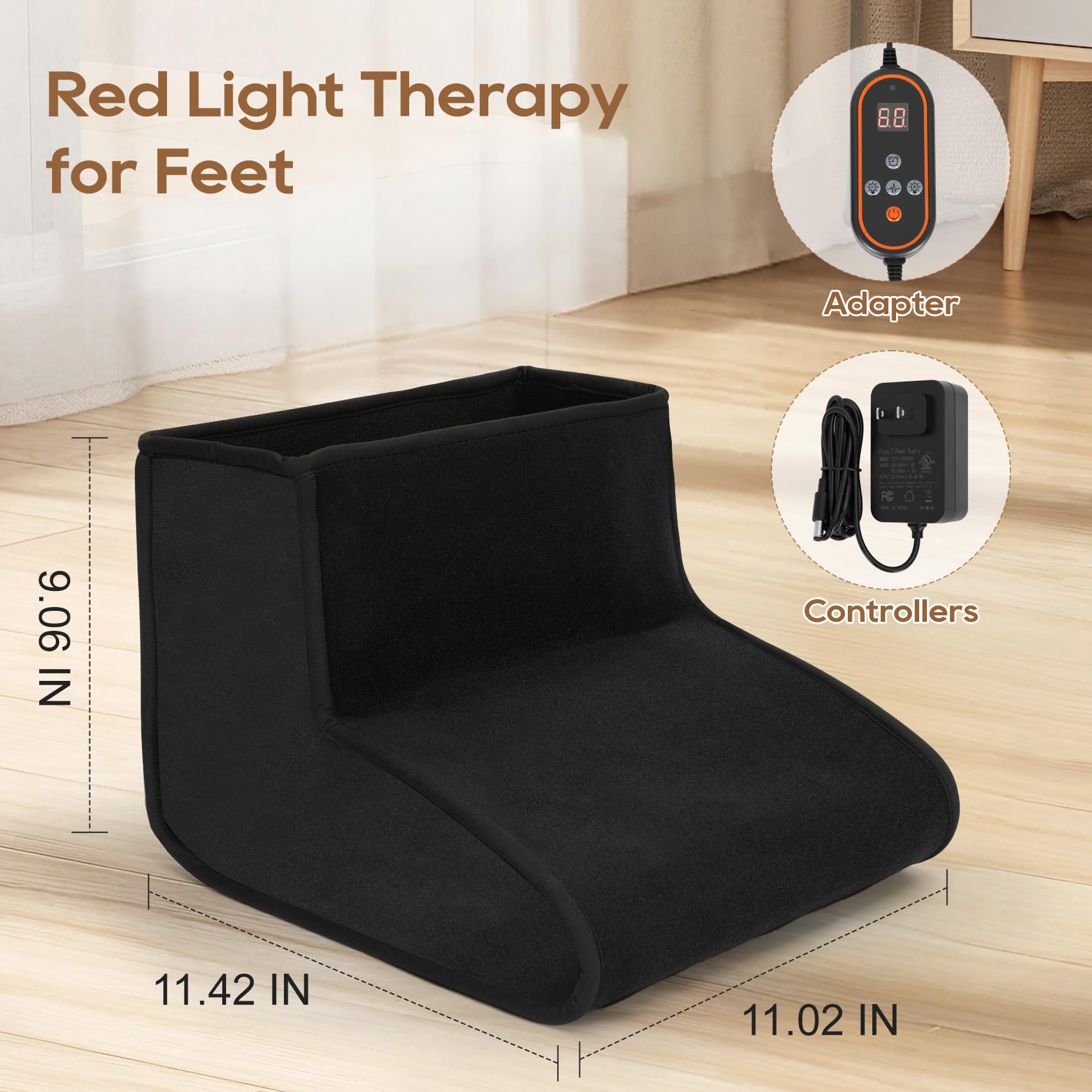 Dmzosmd portable feet therapy boot for home use