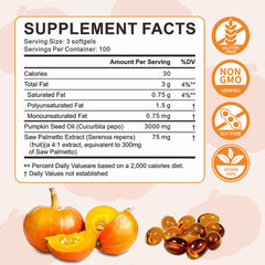 Closeup of DNOUHN pumpkin seed oil softgels for easy use.