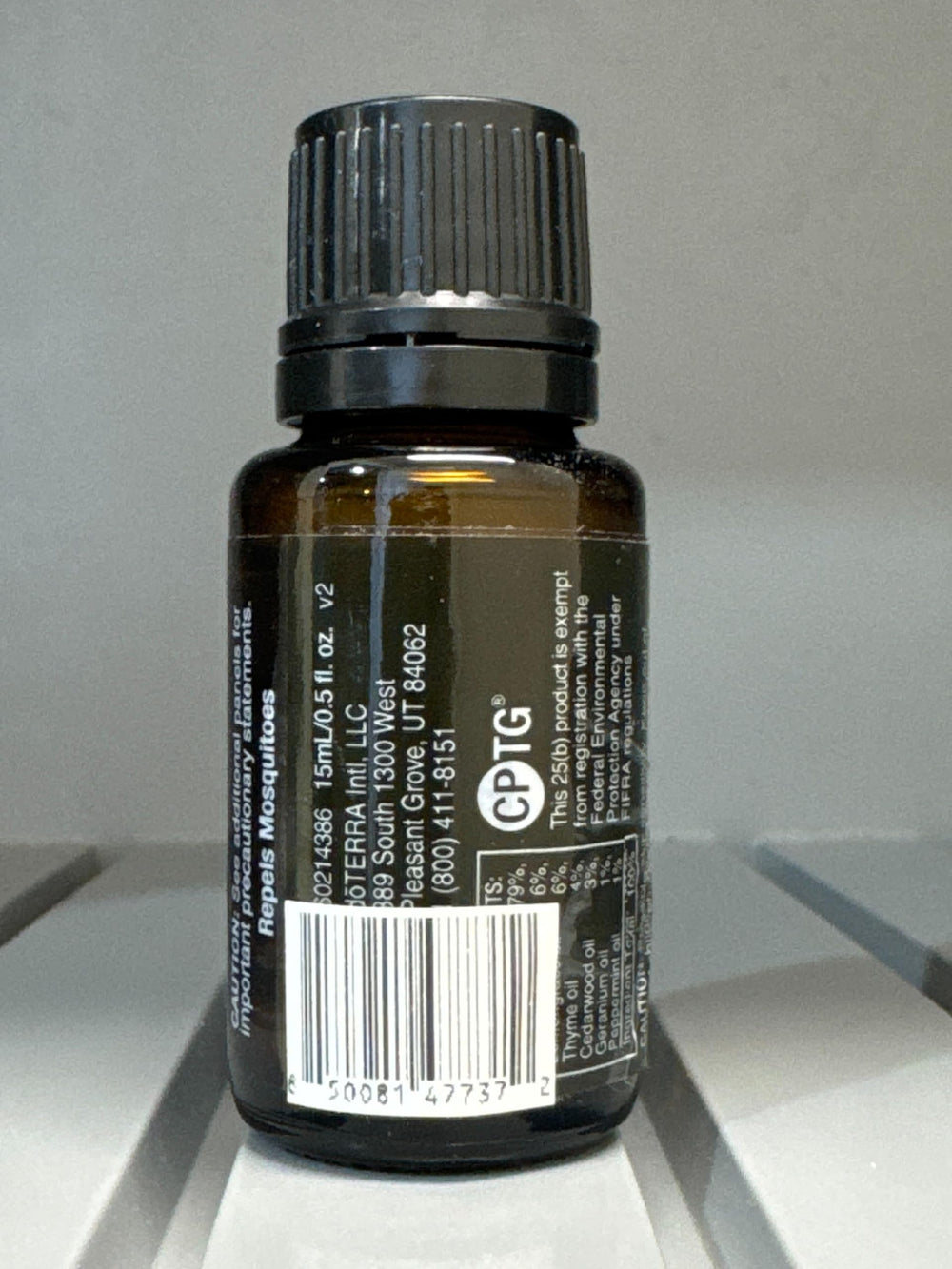 Lifestyle shot of TerraShield Outdoor Blend highlighting natural ingredients and outdoor versatility.