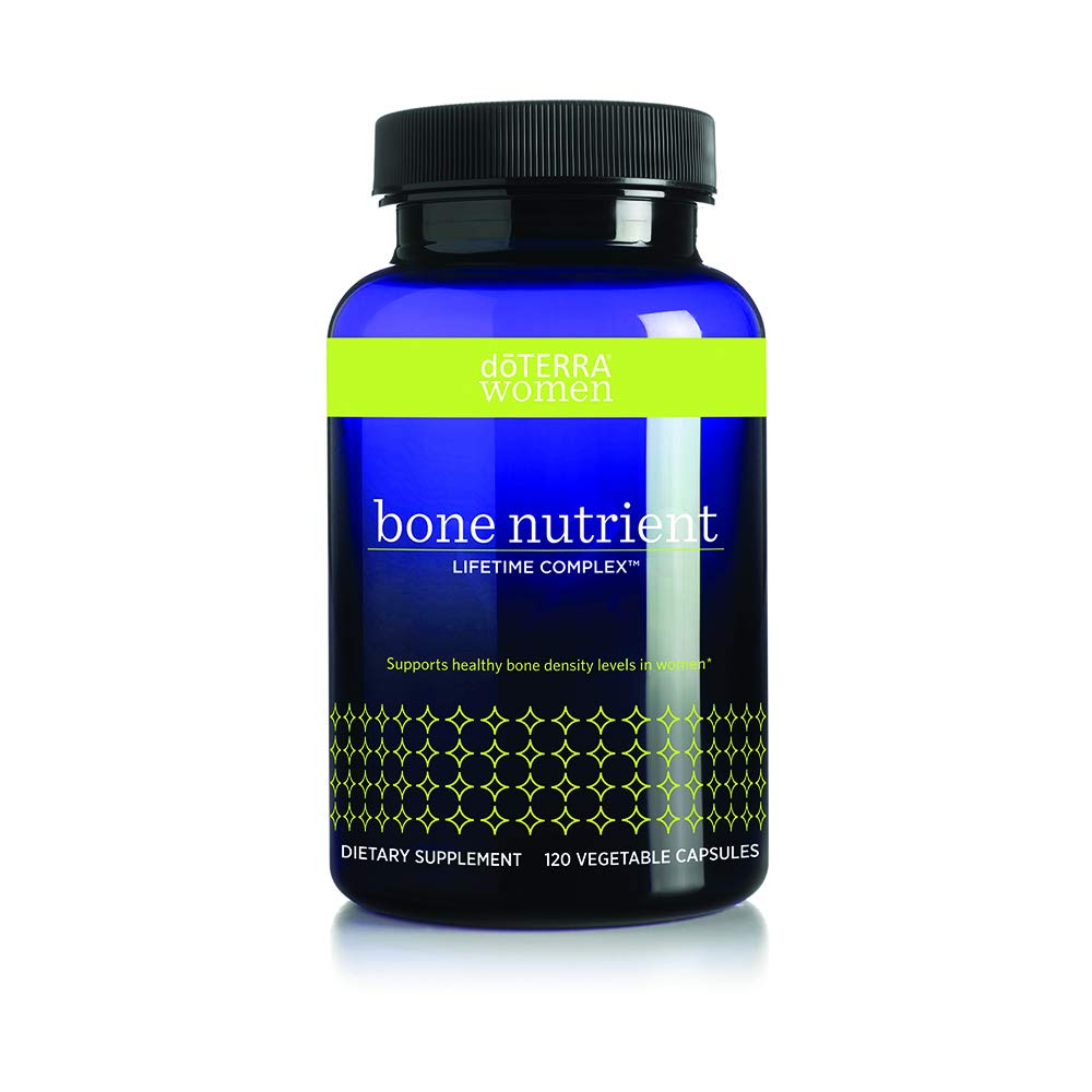 doTERRA Women Bone Nutrient Essential Complex bottle, showcasing calcium support for bone health