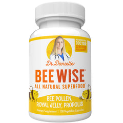 Dr. Danielle Bee Wise bottle pour showing steady energy support