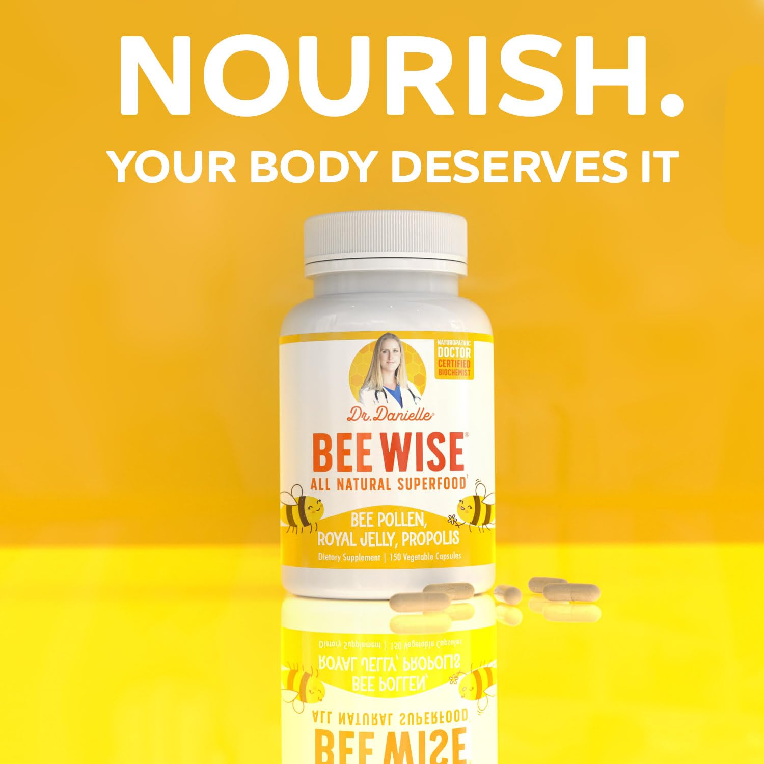 Dr. Danielle Bee Wise propolis seal close-up signals immune protection