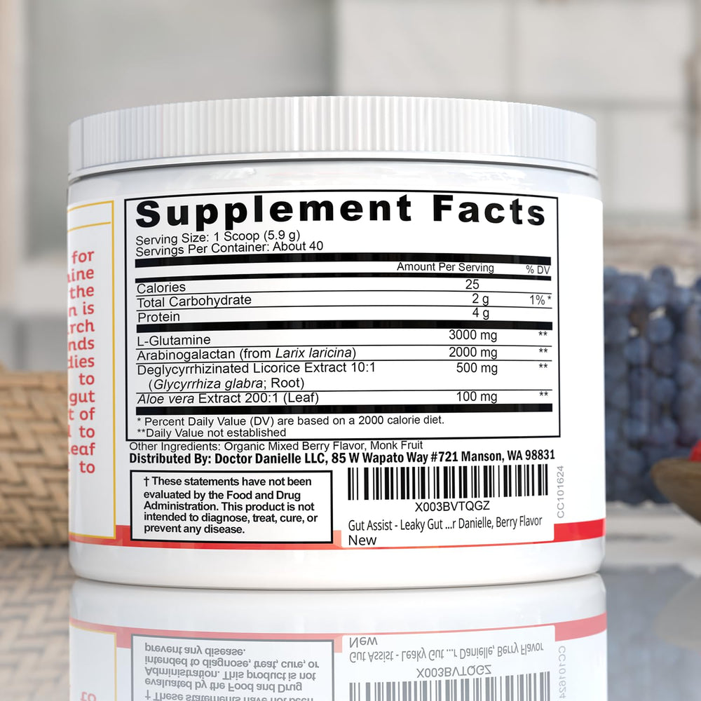 Doctor Danielle Gut Assist daily-use powder for supportive digestion