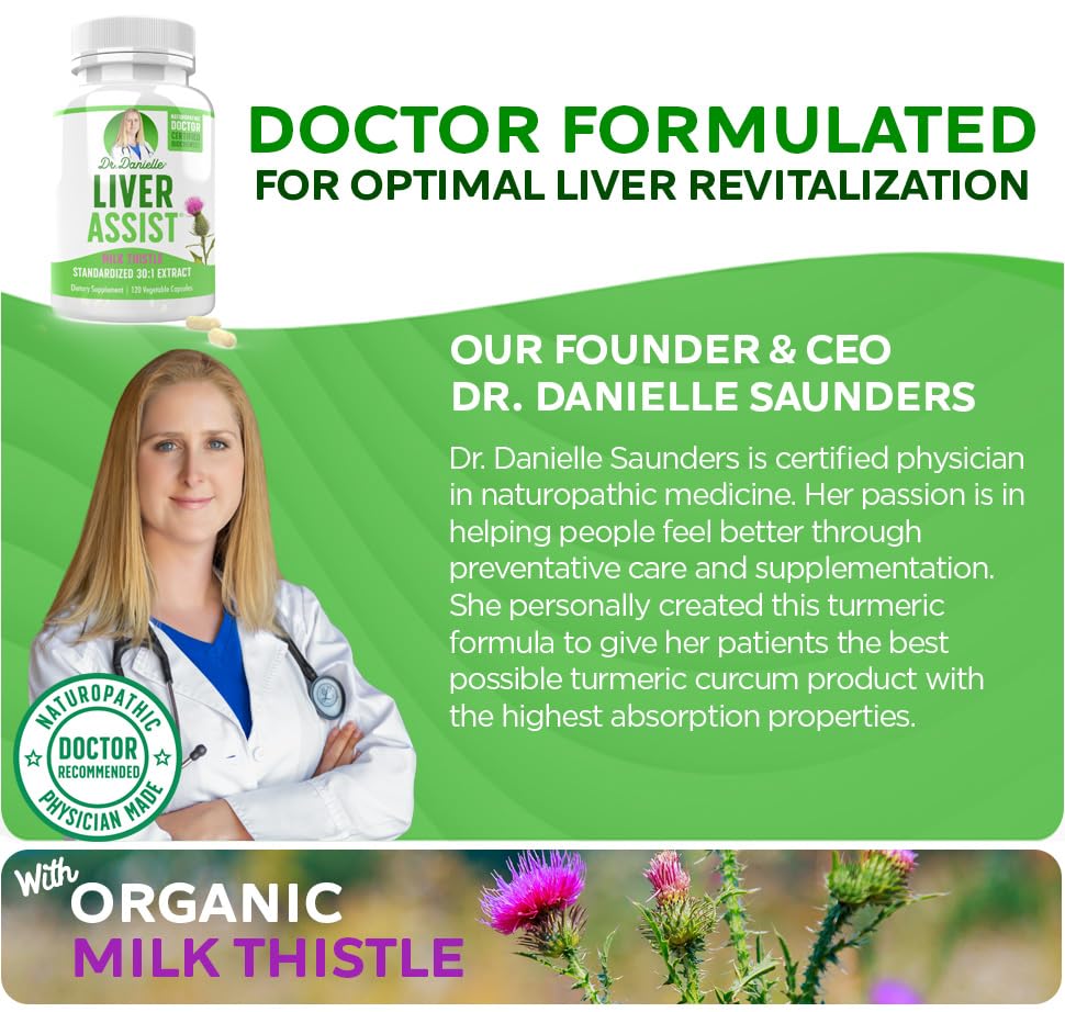 Doctor Danielle Liver Detox Cleanse packaging highlighting organic formulation