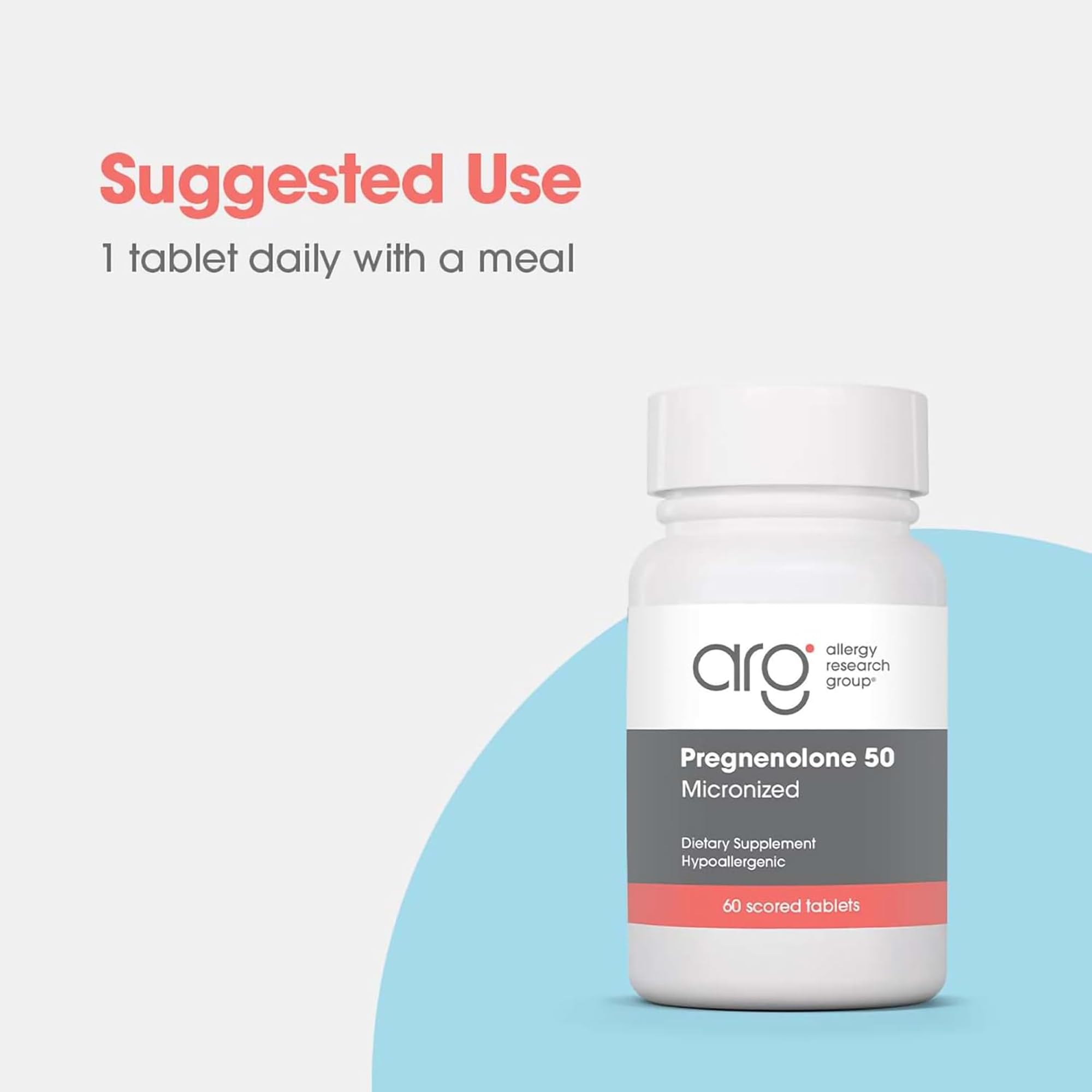 Allergy Research Group doctor-developed hypoallergenic formula bottle.
