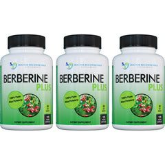Berberine Plus bottle front shows 1200 mg potency for daily wellness