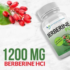 Brand label highlights Berberine HCl from Berberis Aristata; supports metabolic balance.