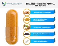 DOCTOR RECOMMENDED SUPPLEMENTS Bioperine black-pepper extract capsule for enhanced absorption