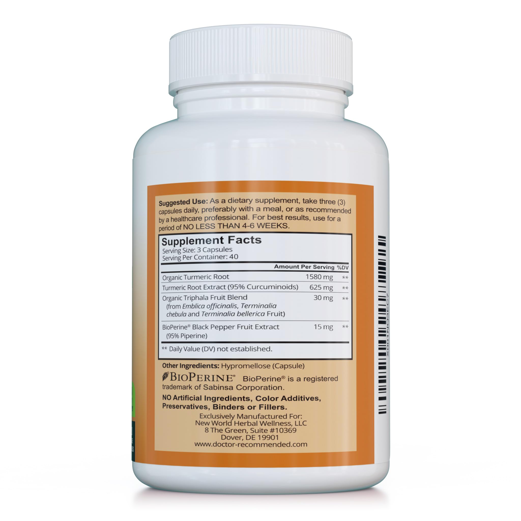 DOCTOR RECOMMENDED SUPPLEMENTS Bioperine capsule close-up for enhanced absorption and bioavailability