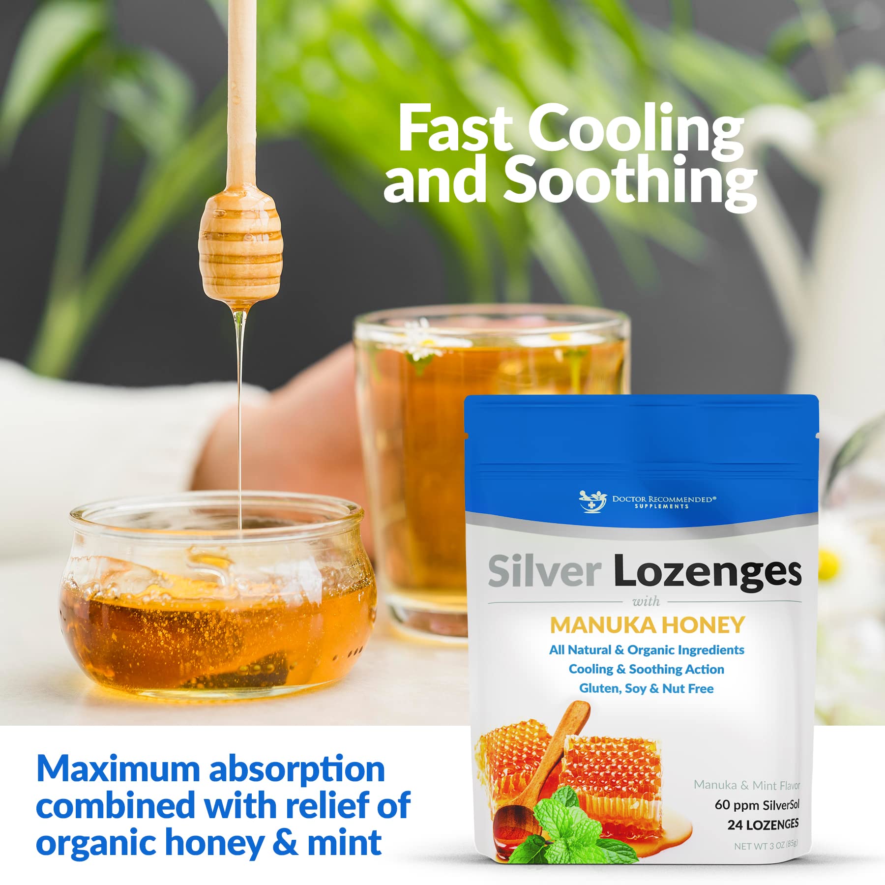 Doctor Recommended Supplements 24-count bag ready for travel and daily relief