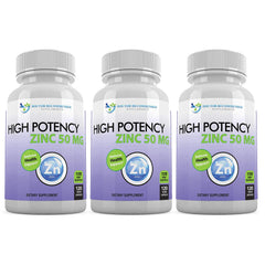 Doctor Recommended Supplements Zinc 50mg bottle for immune support