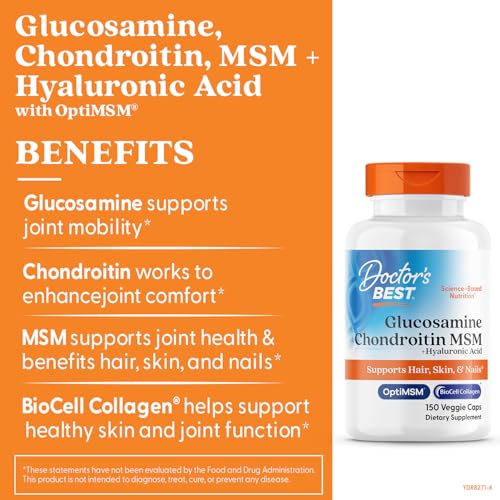 Doctor's Best BioCell Collagen ingredients highlight skin and joint support
