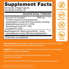 Doctor's Best BioPerine-enhanced curcumin bottle highlighting absorption benefits
