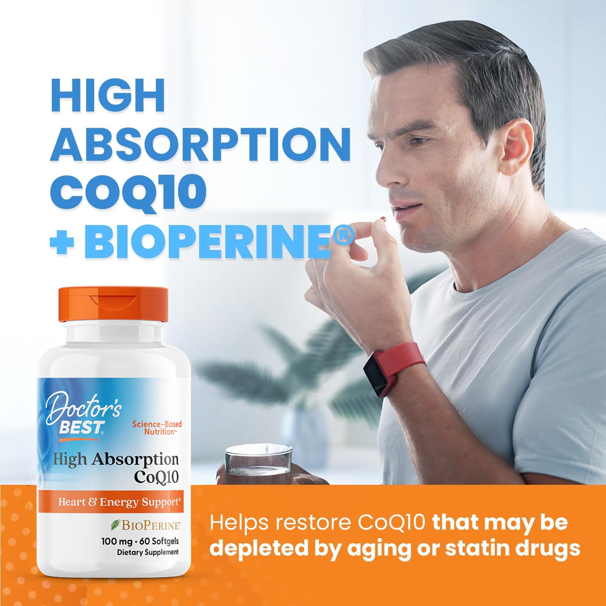 BioPerine black pepper extract in Doctor's Best CoQ10 for better absorption.