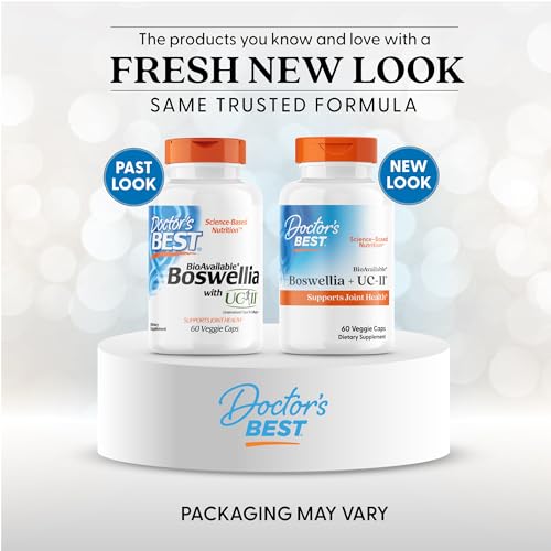 Doctor's Best boswellia-ucii capsules close-up for easy daily use