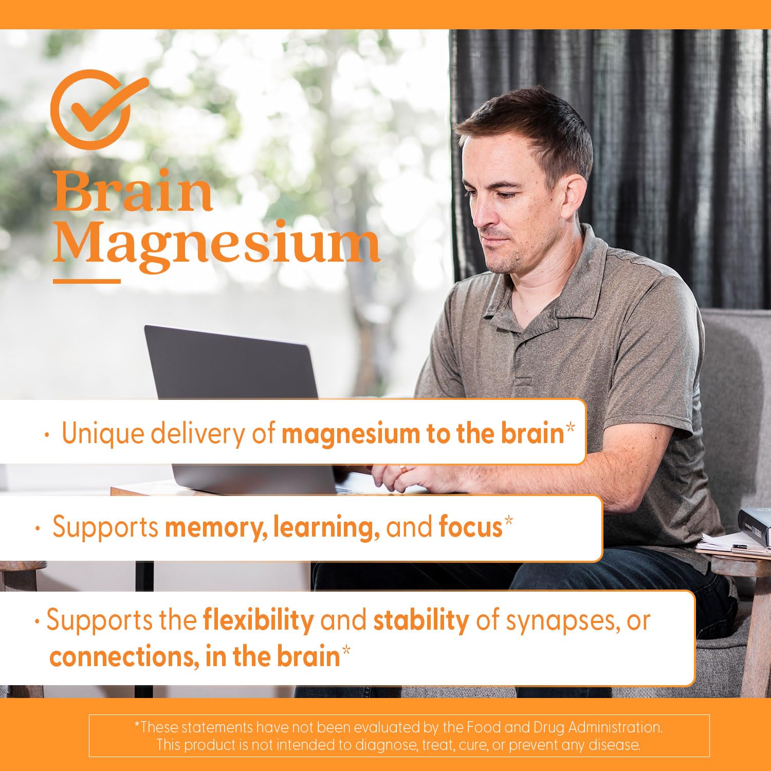 Synapse-focused graphic for Doctors Best Brain Magnesium L-Threonate showing potential memory support.