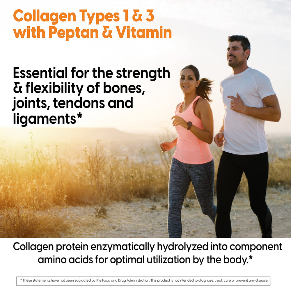 Nutrition facts panel from Doctor's Best collagen bottle.