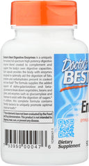 Close-up of Doctor's Best Digestive Enzymes capsules highlighting high-potency digestion.