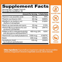 Doctor's Best Fully Active B Complex label highlights methylated B12 and folate.