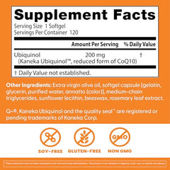 Bottle label shows Doctors Best Kaneka Ubiquinol reduced-form CoQ10.